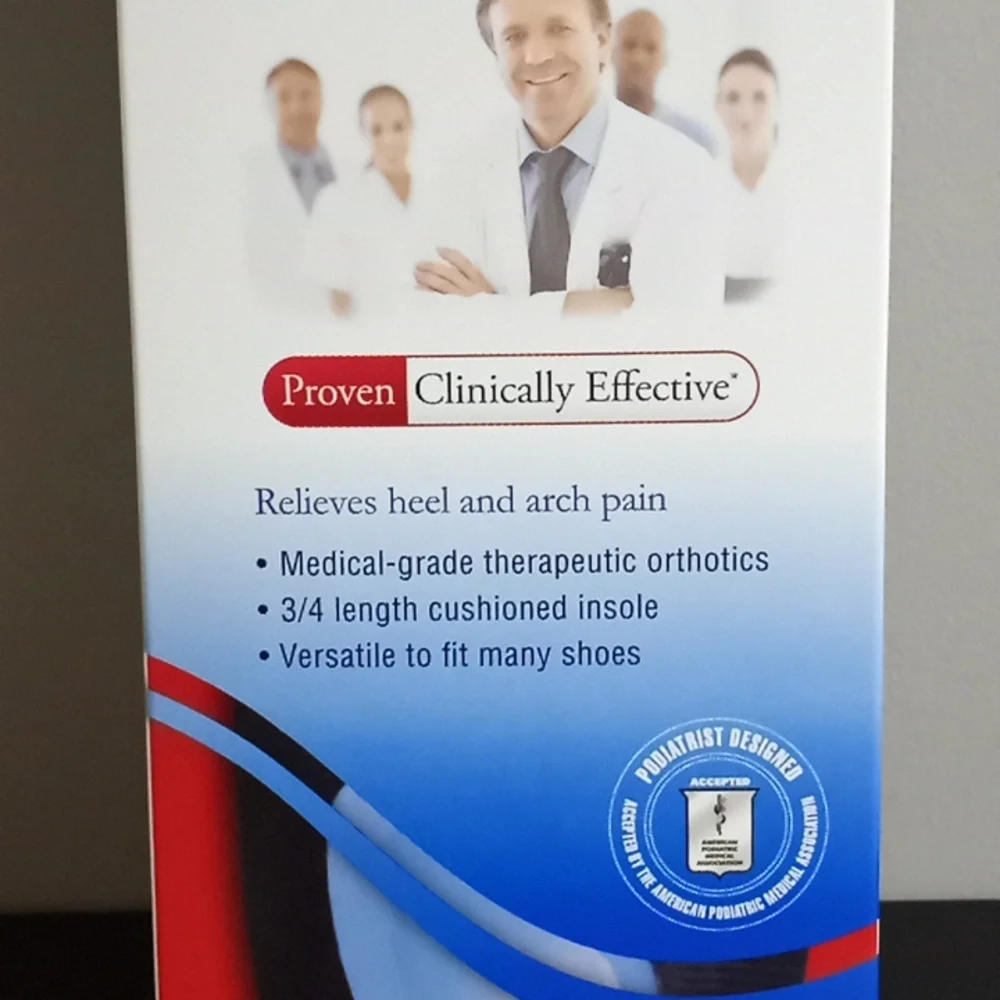 Powerstep 3/4 length Orthotic Support Men's 10-10 1/2 - Picture 2 of 4